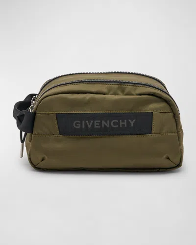 Givenchy Men's G-trek Toiletry Pouch In Green