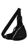 Givenchy Small G-zip Triangle Sling Backpack In Black
