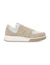 GIVENCHY MEN'S G4 LOW SNEAKER IN BEIGE AND WHITE FOR SS24