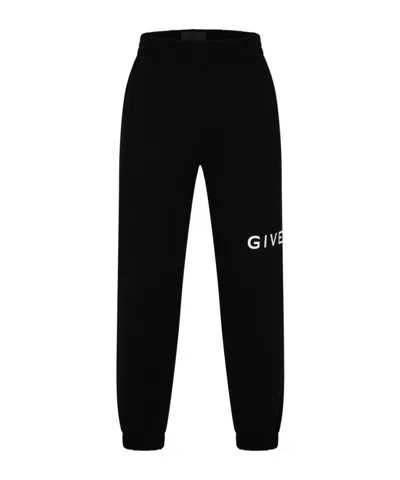 Givenchy Men's Giv Closed Hem Fleece Slim Fit Joggers In Black