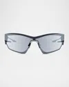Givenchy Men's Giv Cut Metal Rectangle Sunglasses In Spallsmkmr