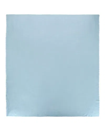 Pre-owned Givenchy Men's  4g Jacquard Fringe Scarf In Sky Blue