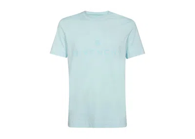 Pre-owned Givenchy Men's  4g Slim Fit T-shirt In Acqua Marine
