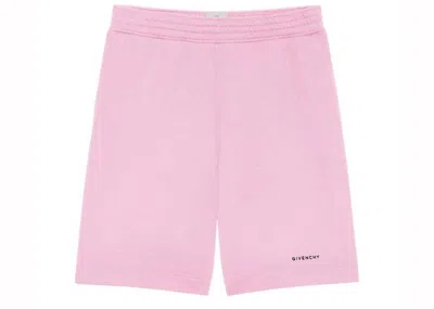 Pre-owned Givenchy Men's  Boxy Fit Logo Sweatshorts In Light Pink