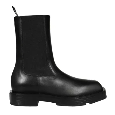 Pre-owned Givenchy Men's  Chelsea Ankle Boots Sneakers In Black