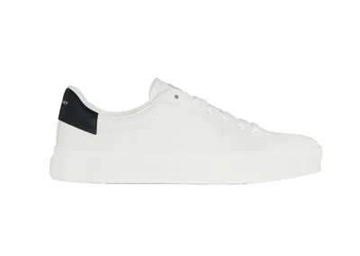 Pre-owned Givenchy Men's  City Sport Sneakers In White/black