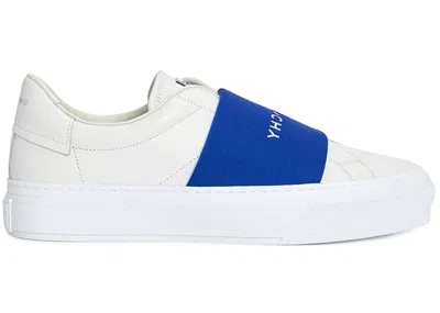 Pre-owned Givenchy Men's  City Sport Sneakers In White/blue In Multi