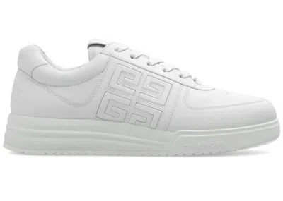 Pre-owned Givenchy Men's  G4 Logo Sneaker Sneakers In White