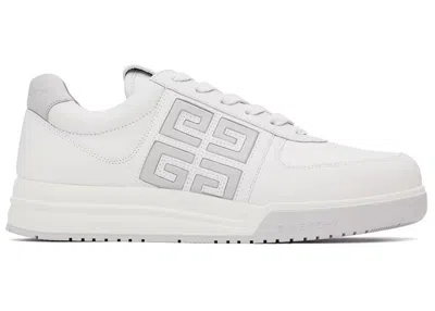 Pre-owned Givenchy Men's  G4 Low Sneaker Sneakers In White/grey