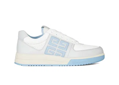 Pre-owned Givenchy Men's  G4 Low Sneakers In Grey/white/blue