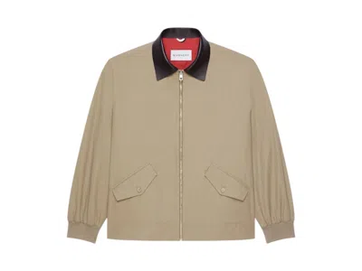 Pre-owned Givenchy Men's  Harrington Jacket In Beige In Sand