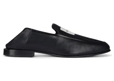 Pre-owned Givenchy Men's  Label Loafer Shiny Sneakers In Black
