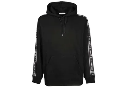 Pre-owned Givenchy Men's  Logo Tape Sweatshirt In Black