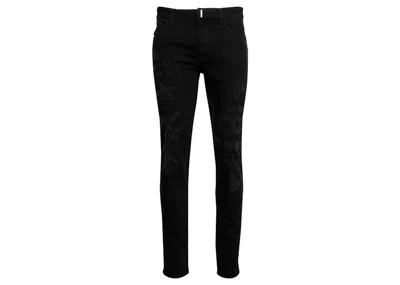 Pre-owned Givenchy Men's  Midrise Straightleg Jeans In Black