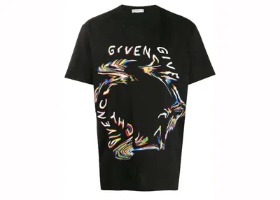 Pre-owned Givenchy Men's  Mirage Logo T-shirt In Black