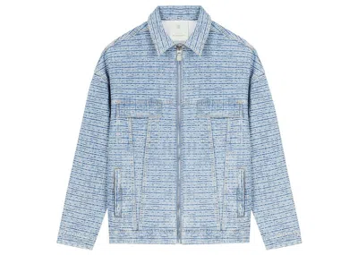 Pre-owned Givenchy Men's  Oversized Jacket In Light Blue
