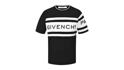 Pre-owned Givenchy Men's  Slim Fit  Band T-shirt In Black