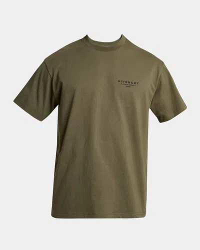 GIVENCHY MEN'S GIVENCHY STAMP T-SHIRT