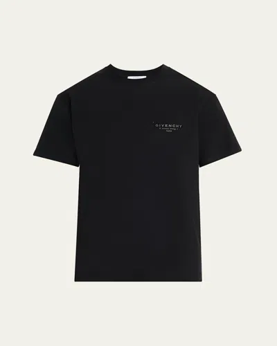 GIVENCHY MEN'S GIVENCHY STAMP T-SHIRT