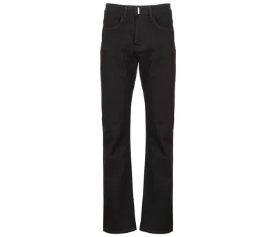 Pre-owned Givenchy Men's  Straight Leg Jeans In Black