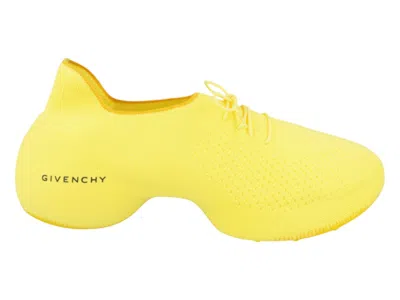 Pre-owned Givenchy Men's  Tk360 Lowtop Sneakers In Acid/yellow