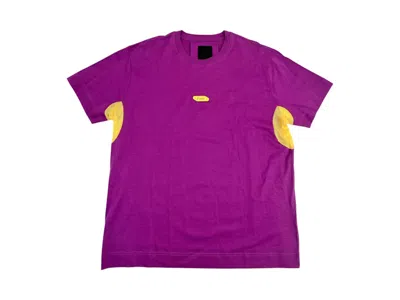 Pre-owned Givenchy Men's  Tkmx Crewneck Sweat-shirt T-shirt In Grape
