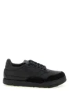 Givenchy Black Calf Leather Bos Taurus Low Top Sneakers In Black