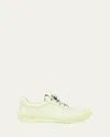 Givenchy Glide Runner Low Top Leather Sneakers In Green