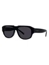 Givenchy Men's Gv Day 55mm Rectangular Sunglasses In Black
