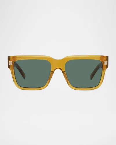 GIVENCHY MEN'S GV DAY ACETATE SQUARE SUNGLASSES