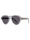 Givenchy Men's Gv Day Pilot Sunglasses In Transparent Grey Dark Grey