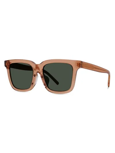 Givenchy Men's Gv Day Rose Rectangular Sunglasses In Green