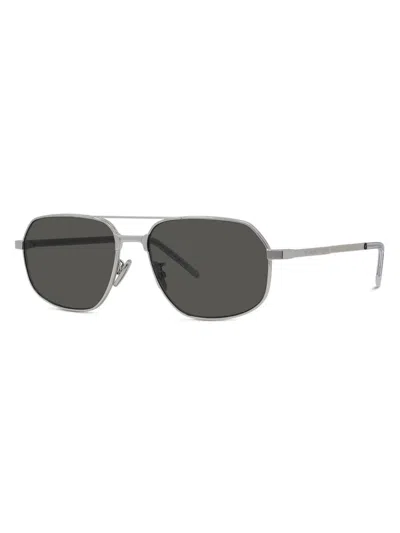 GIVENCHY MEN'S GV ONE 57MM PILOT SUNGLASSES