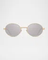 Givenchy Men's Gv Speed Metal Round Sunglasses In Sengldsmkmr