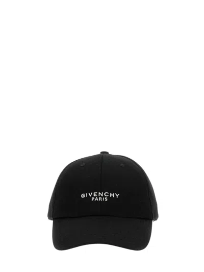 Givenchy Men Hat With Embroidery In Black