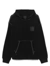 Givenchy Sweatshirt With Embroidered 4g Motif In Black