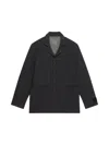 GIVENCHY MEN'S JACKET IN DOUBLE FACE WOOL AND CASHMERE