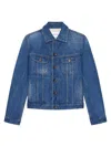 Givenchy Men's Jacket In Medium Denim In Blue