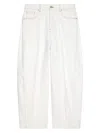 Givenchy Logo Patch Loose-fit Jeans In White