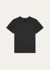 Givenchy Men's Jersey Crest-print T-shirt In Charcoal