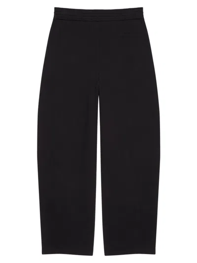 Givenchy Men's Jogger Pants In Fleece With Logo Patch In Black