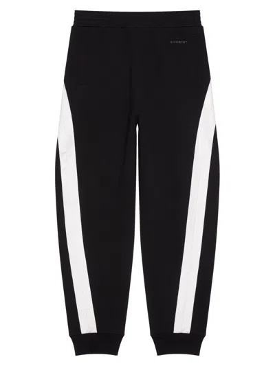 Givenchy Men's Jogger Pants In Scuba With Satin Seams In Black