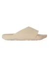 Givenchy Rubber Slide Mules Flat Open Toe Label In Neutral