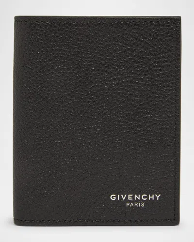 Givenchy Men's Leather Bifold Card Holder In Black