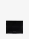 Givenchy Men Leather Cardholder In Black