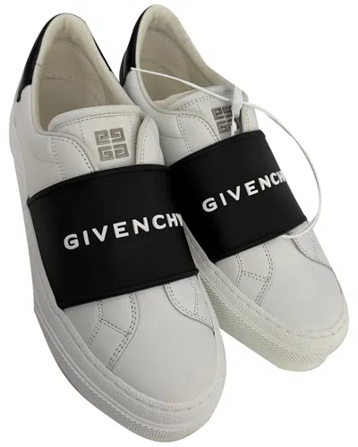 Pre-owned Givenchy Men's Leather City Court Slip-on Sneaker (authentic Pre-loved)