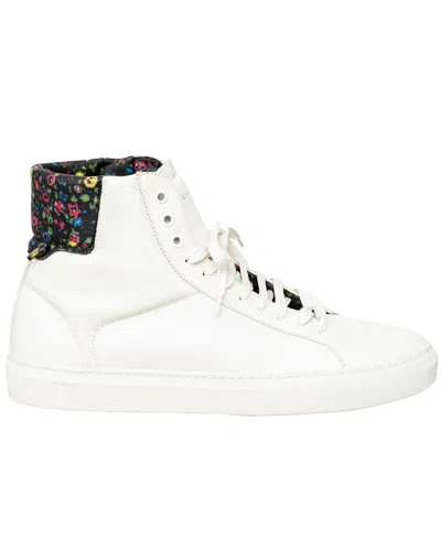 Pre-owned Givenchy Men's Leather High-top Sneaker (authentic Pre-loved)