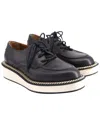 Givenchy Men's Leather Rottweiler Chain Accent Derby (authentic Pre-loved) In Black