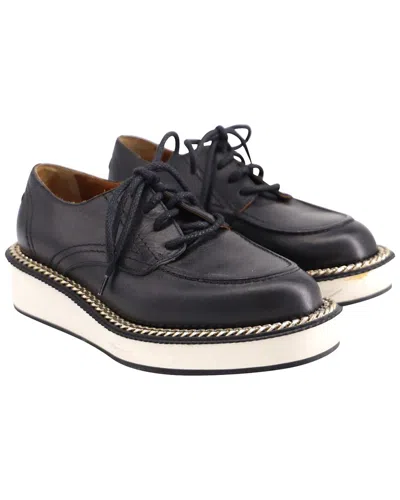 GIVENCHY GIVENCHY MEN'S LEATHER ROTTWEILER CHAIN ACCENT DERBY (AUTHENTIC PRE-LOVED)