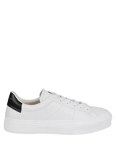 Givenchy Men Leather Sneakers In White